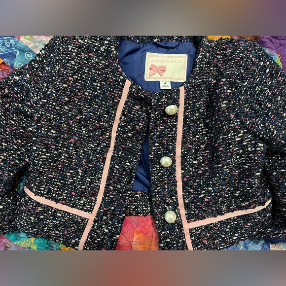 Janie and Jack Tweed Jacket - Picture 6 of 6